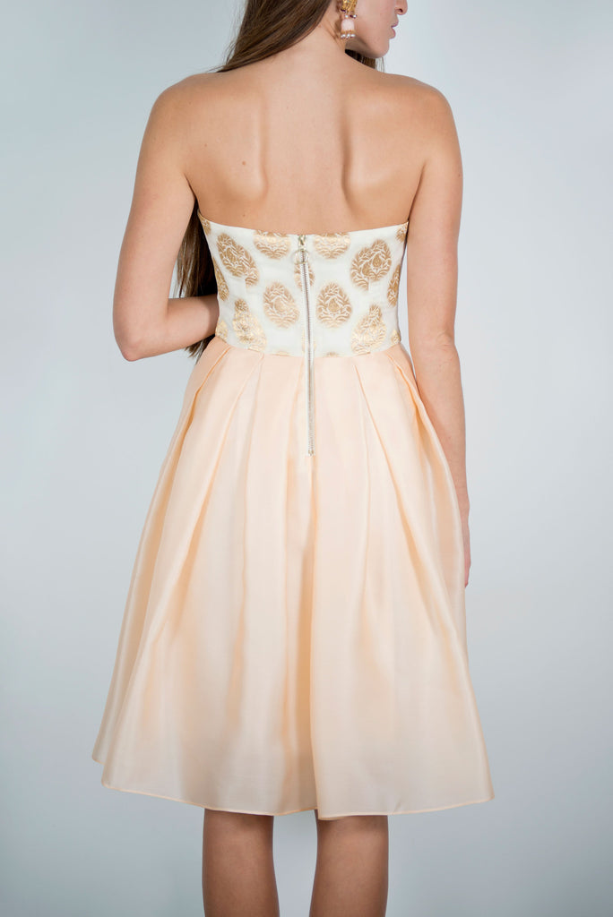 Box-Pleat Bustier Dress (SOLD OUT)