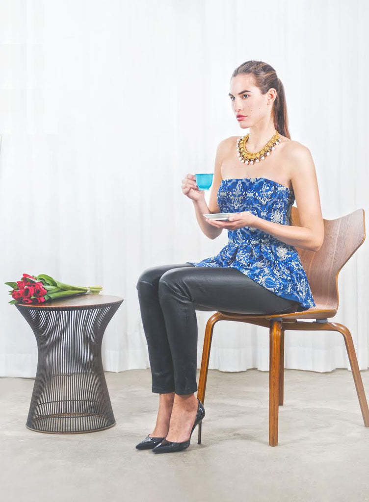 Queen Peplum Bustier
